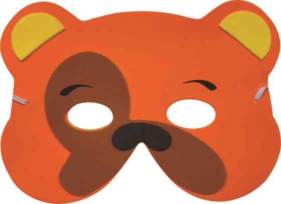 Дитяча маска Ведмедик one size різнобарвний Київ
