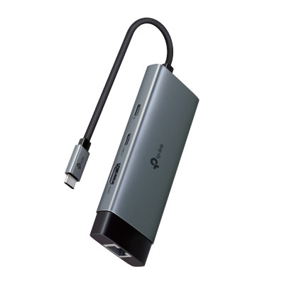 Концентратор TP-Link USB 3.0 6-in-1 2xUSB 3.0 + 1xUSB-C + 1xHDMI + 1xRJ45 + PD 100W (UH6120C) Винница - изображение 10