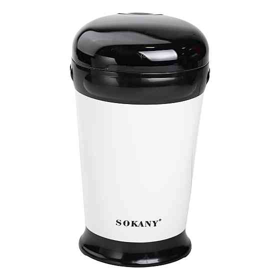 Sokany Електро кавомолка 180 Вт автоматична 75 г для дому з дрібним помолом Біла Sokany SM-3012 Коломия