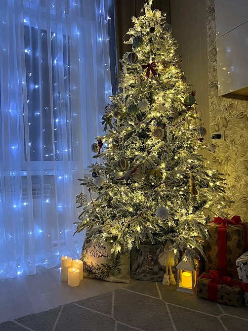 Гірлянда роса 200 метрів гірлянда капля роси з режимами 2000 лед Niki Light гірлянда на пульті вулична гірлянда 220в тепло біла Київ - фото 7