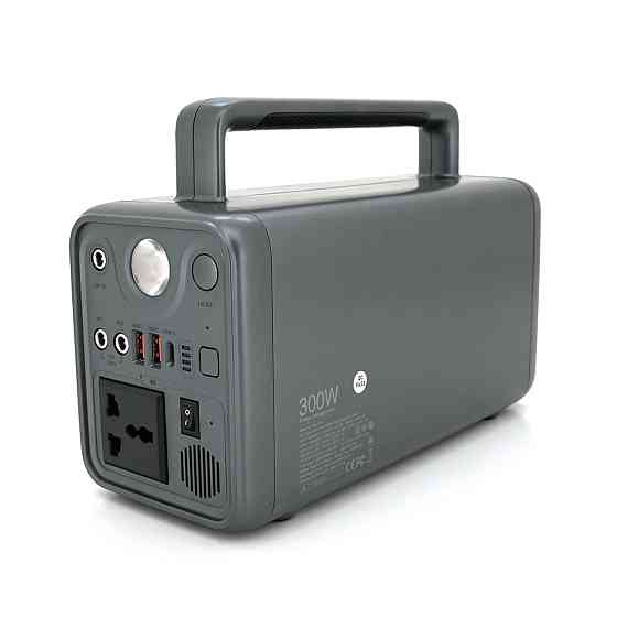 Портативная зарядная станция XO-PSA-300W мощностью 300W, (230Wh/ 72000mAh), Output:1AC+ 3DC+ 2USB+ 1Type-C, Black Киев