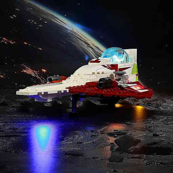 Набір LED-підсвітки для LEGO 75333 Obi-Wan Kenobi's Jedi Starfighter, USB, комплект освітлення (без конструктора) Київ