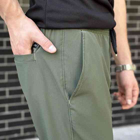 Чоловічі штани джогери з кишенями світлий хакі Pobedov Vershyna Київ