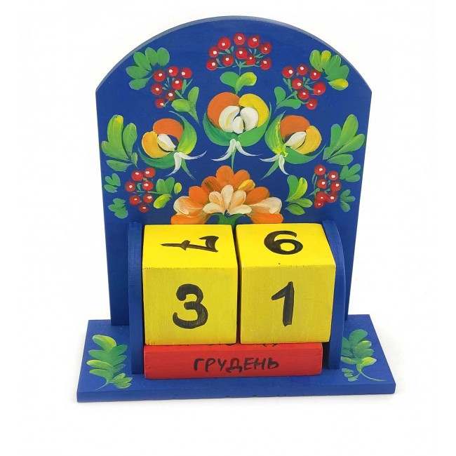 Календарь на стол деревянный Красная калина Киев - изображение 2