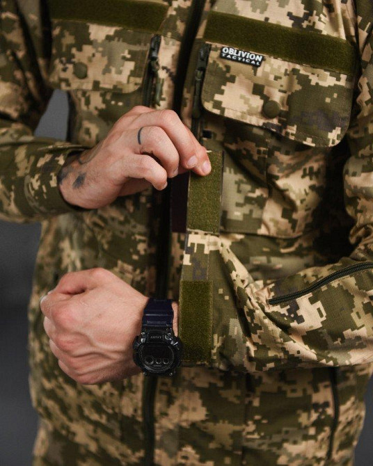 Тактическая куртка Oblivion пиксель  РА4925 Одесса - изображение 7