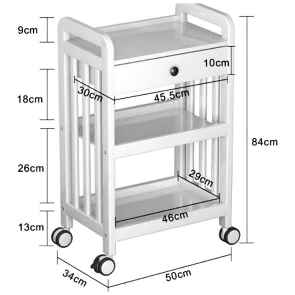 Этажерка для ванной на колёсиках 