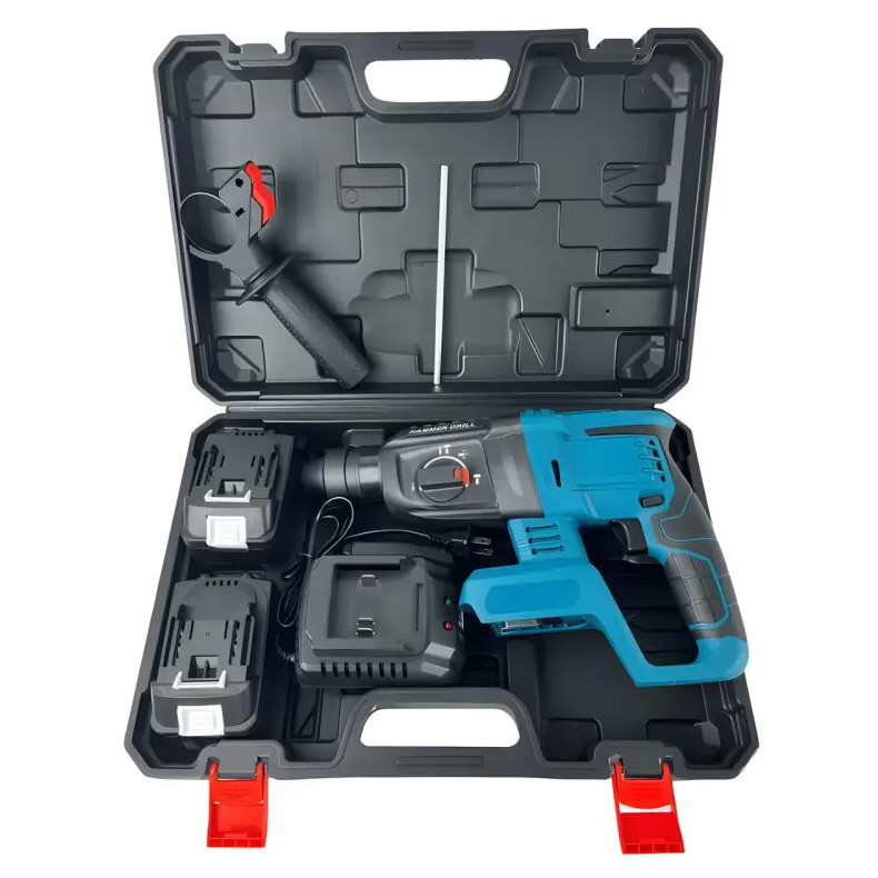 Перфоратор з функцією довбання KRAFFTEC 48V 2 акб, Перфоратор для роботи в для роботи з каменю PS-94 Львів - фото 19