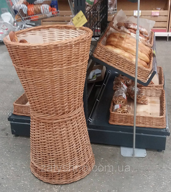 Урна плетеная в магазин Киев - изображение 1