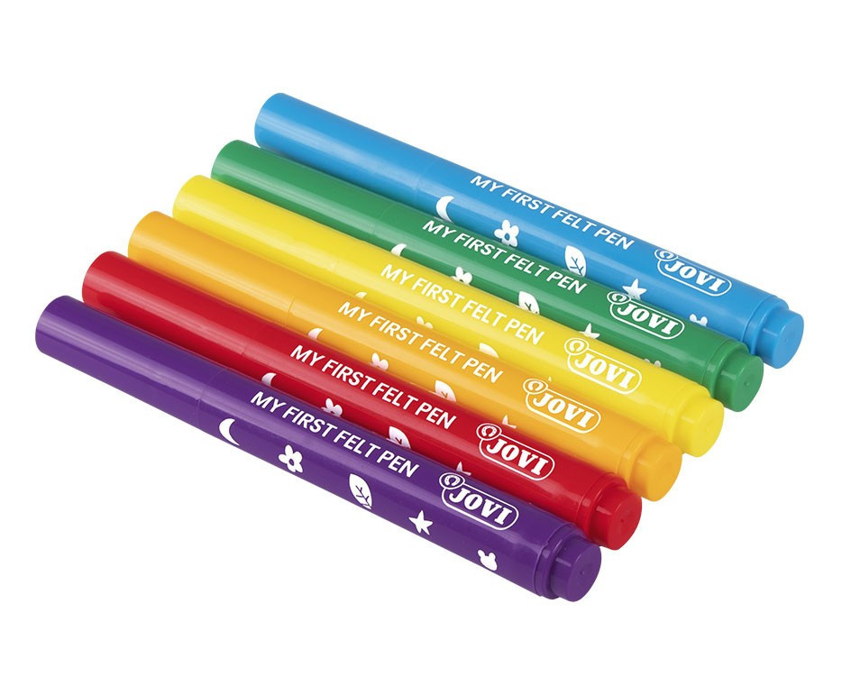 Набір точкових фломастерів Jovi MY FIRST для наймолодших, 6 кольорів (1206) Киев - изображение 3
