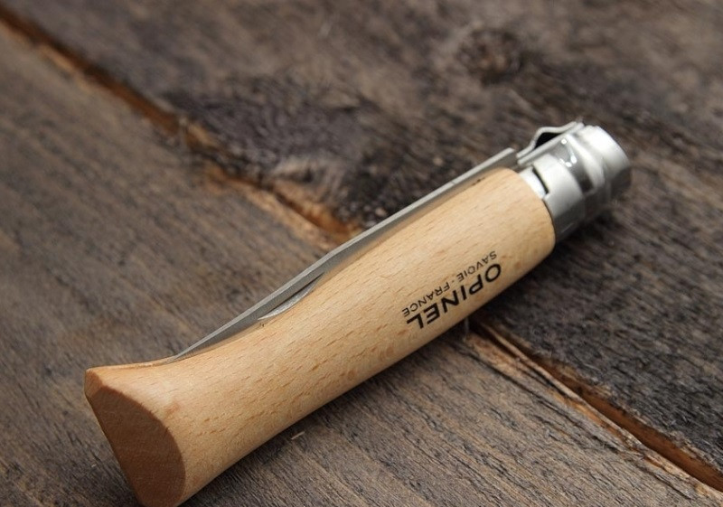 Кухонний Ніж універсальний Opinel "Inox Natural blister №8" (000405) Нержавіюча сталь Нововолинськ - фото 6
