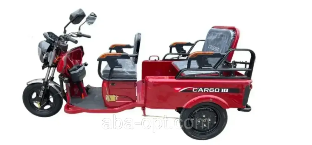 Електричний трицикл з кузовом CARGO-10-GP 1000W-60V-32Ah шини 12"/12" купити дешево в Україні Одеса - фото 5