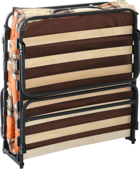 Розкладачка "Ольга" на ламелях з ортопедичним матрацом V-5350 / Розкладне ліжко для дому та дачі Кривий Ріг - фото 4