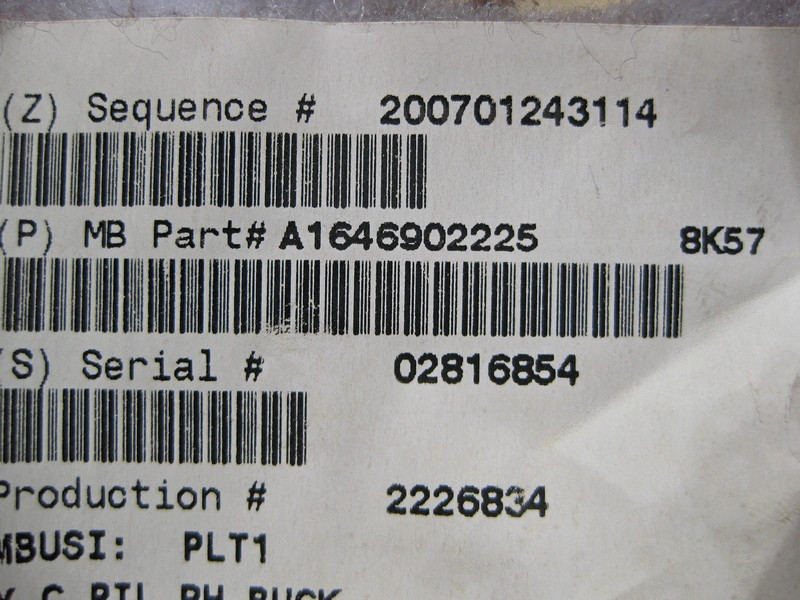 Mercedes-Benz  A1646902225 8K57 Обшивка правої стійки "C" бежева GL X164 Одеса - фото 3