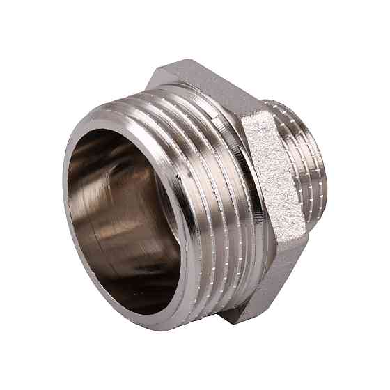 Ніпель редукційний 1″х 1/2″ЗЗ нікельований під прокладку NN532G OPTIMUM Тернопіль