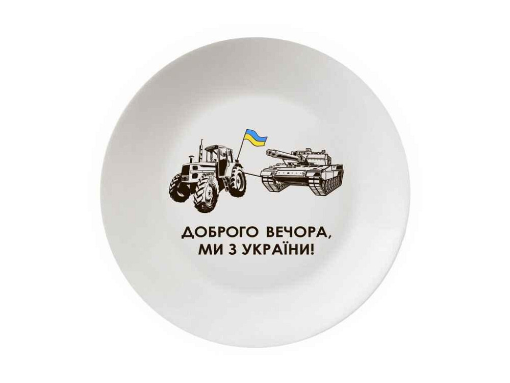 Тарілка мілка d=25см Танк 1218 в под. коробці ТМ KVARTA   Solmir Київ - фото 1