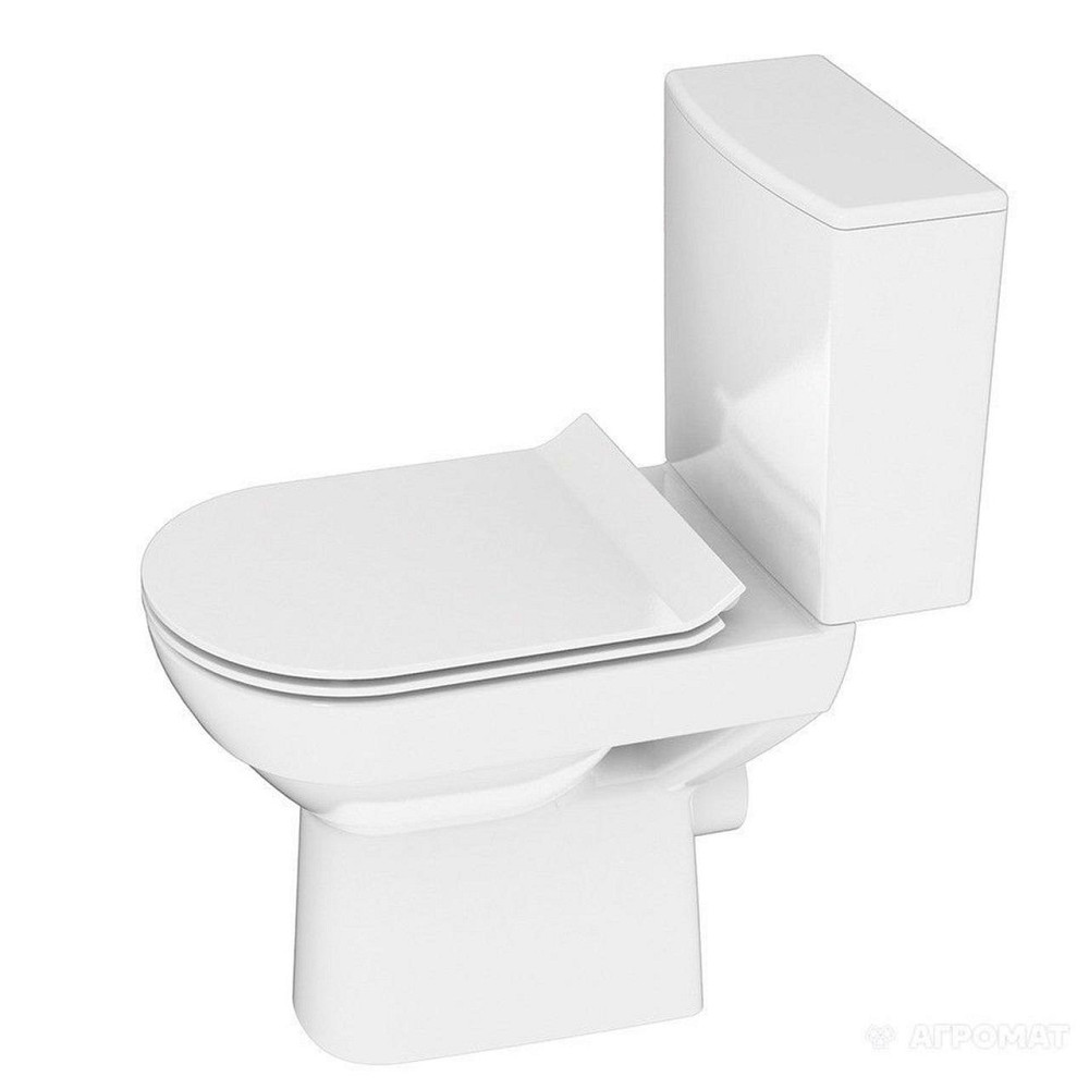 Компакт Cersanit 604 CITY NEW CLEAN ON 011 3/5 slim дюроплас (000015687) Київ - фото 1