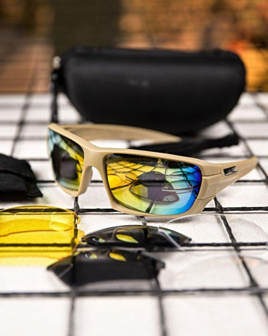 СОЛНЦЕЗАЩИТНЫЕ ОЧКИ ТАКТИЧЕСКИЕ   кайот    ПП7827 Одесса - изображение 1