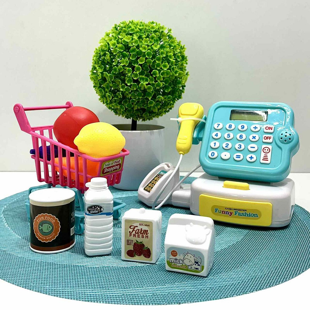 Касовий апарат дитячий зі сканером підсвічування звук аксесуари ( 877 B) Чернігів - фото 1