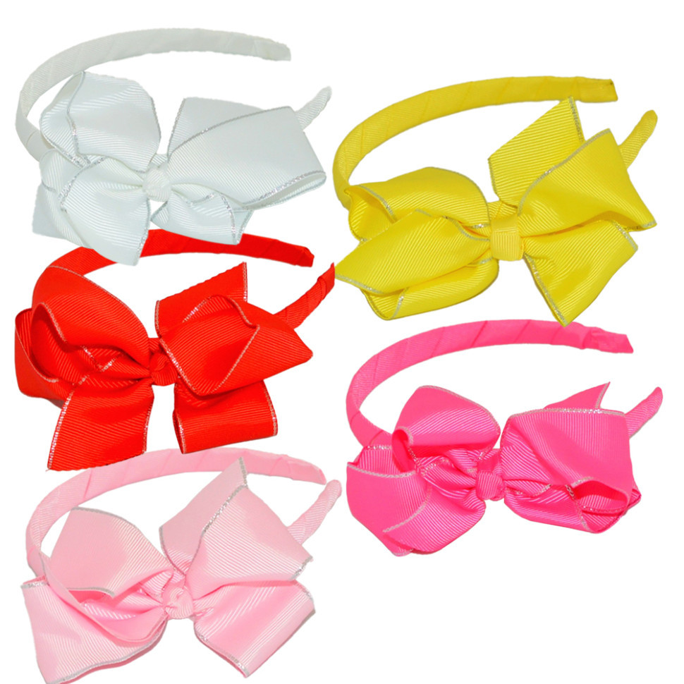 Набор Обручи детские с бантиком 0106-012, 5 цветов Винница - изображение 1