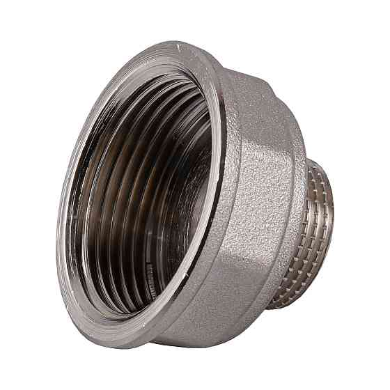 Переходник редукционный 1 1/4″ х 3/4″ ВН никелированный восьмигранный NK643O OPTIMUM (000032174) Киев