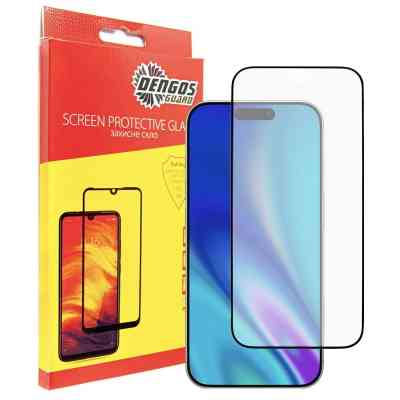 Скло захисне Dengos Full Glue iPhone 17 Pro Black (TGFG-409) Вінниця
