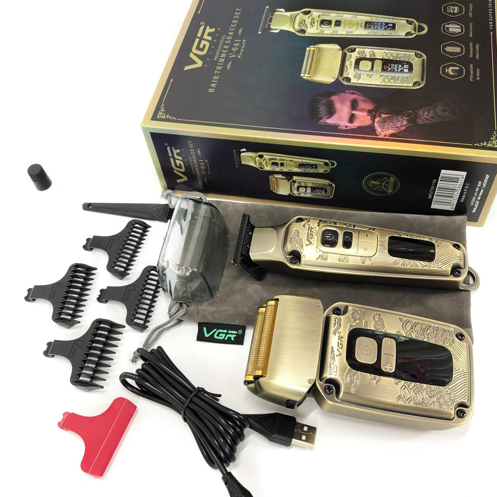 Електрична машинка для стрижки VGR, професійна, Машинка для стрижки голови Бритва бороди RK-37 Львів - фото 8