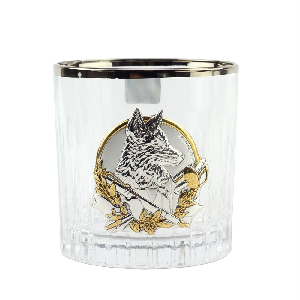 Набір келихів для віскі Boss Crystal Сенатор (6 шт.) платина срібло золото Вінниця - фото 14