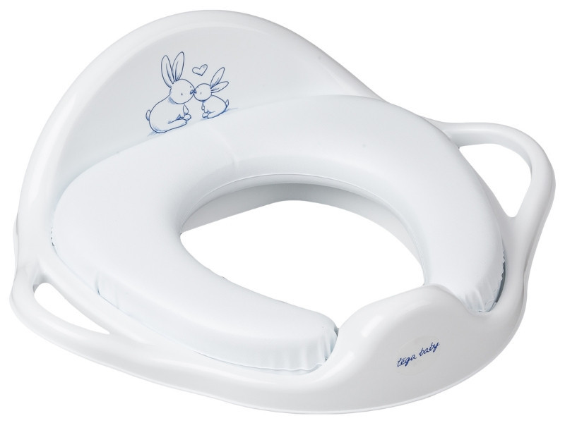Накладка дитяча на сидіння унітазу Bunny white Київ - фото 1