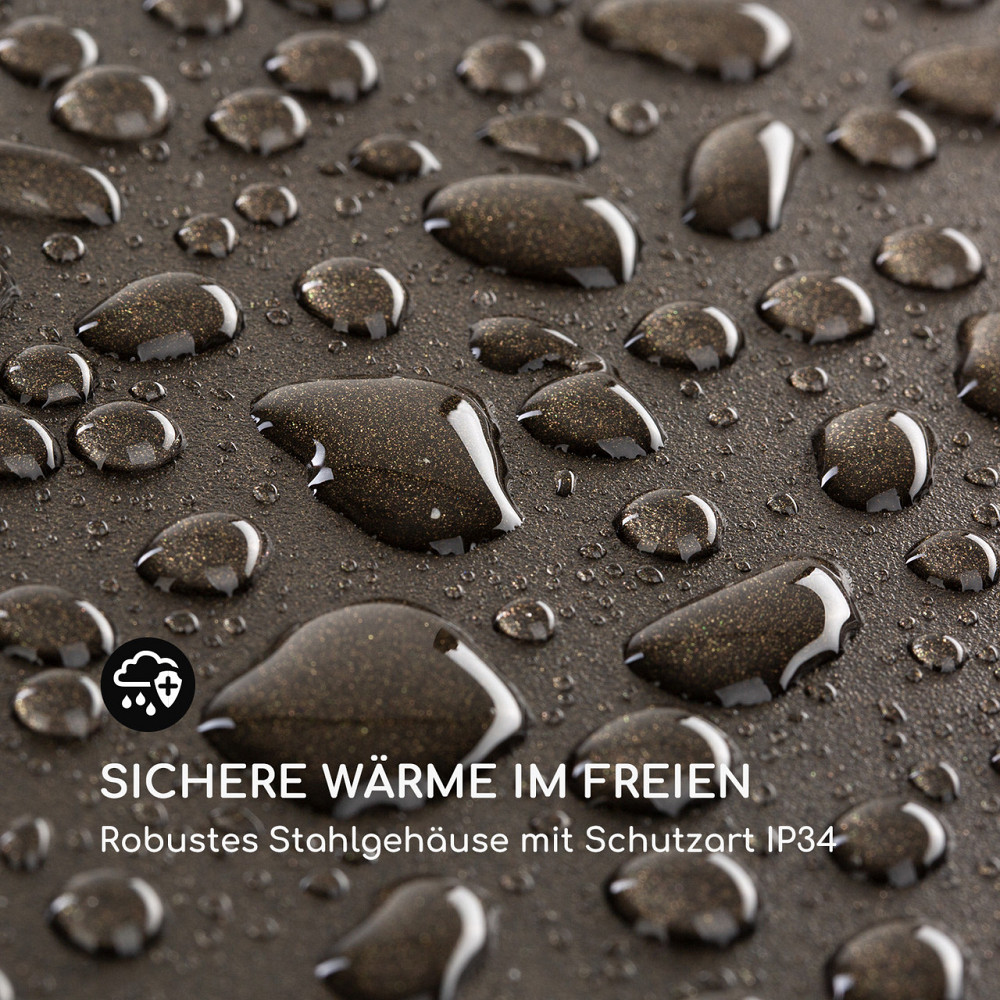 Інфрачервоний нагрівач Heat Hexa 800/1200/2000 Вт галогенний IP34 LED бронза (Німеччина, читати опис) Рівне - фото 5