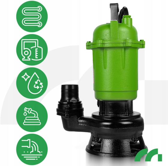 Дренажный насос для грязной и чистой воды 570Вт 18000л/ч MalTec (Польша) Киев