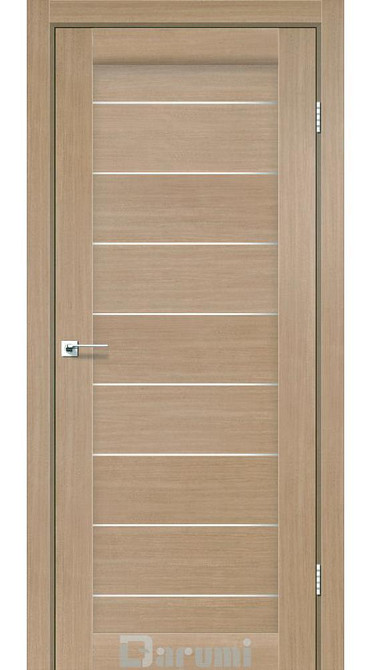 Двери межкомнатные Даруми Леона дуб натуральный стекло сатин 800 Киев - изображение 1