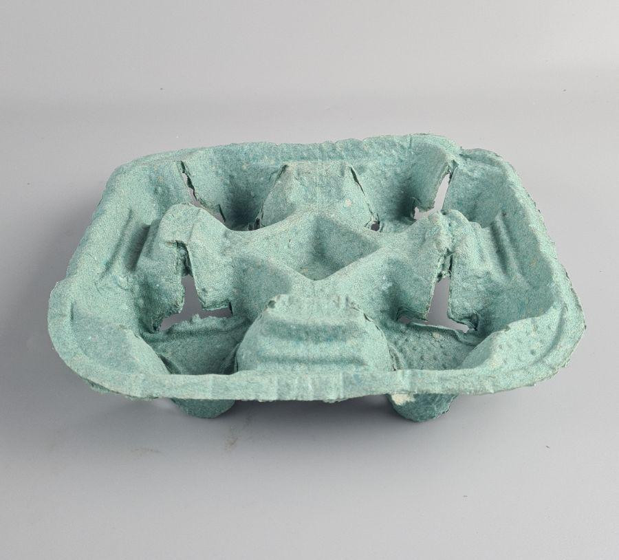 Бумажный холдер для 4-х (четырех )  стаканов зеленый (держатель) (100 шт) Харьков - изображение 1