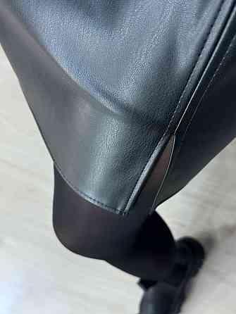 Юбка женская Gritana 956 из экокожи короткая с разрезами черная, черный, M Киев