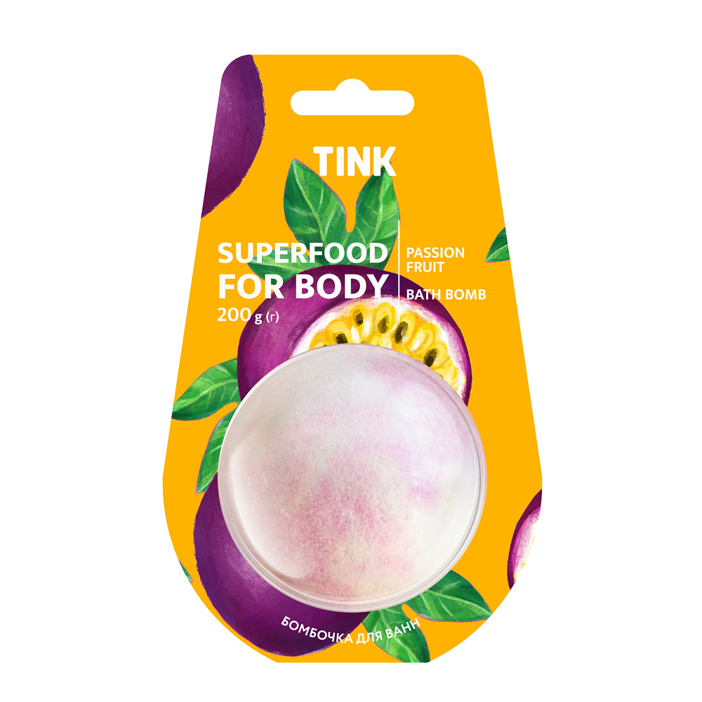 Бомбочка-гейзер для ванны Passion Fruit Tink 200 г Киев - изображение 1