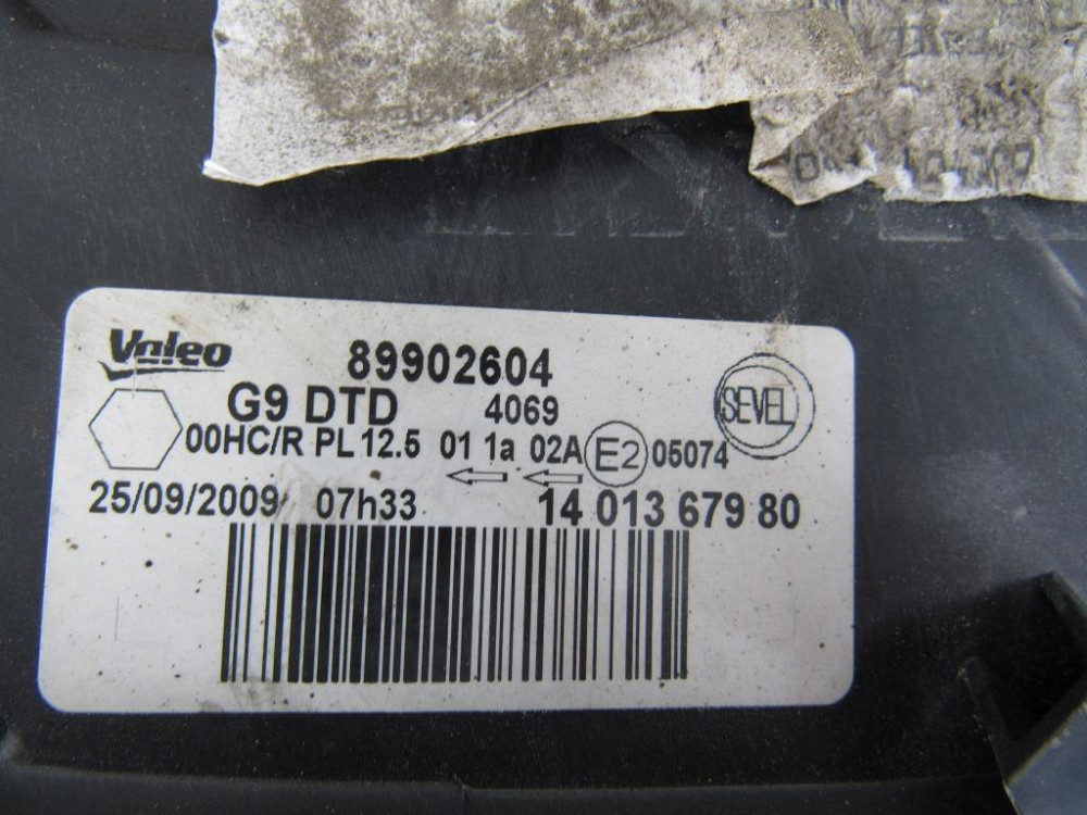 Фара права Fiat Scudo 2007-2014 Ковель - изображение 2