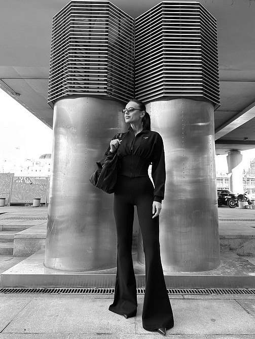 Женский стильный повседневный костюм двойка замш на дайвинге 44/46 Одесса - изображение 7