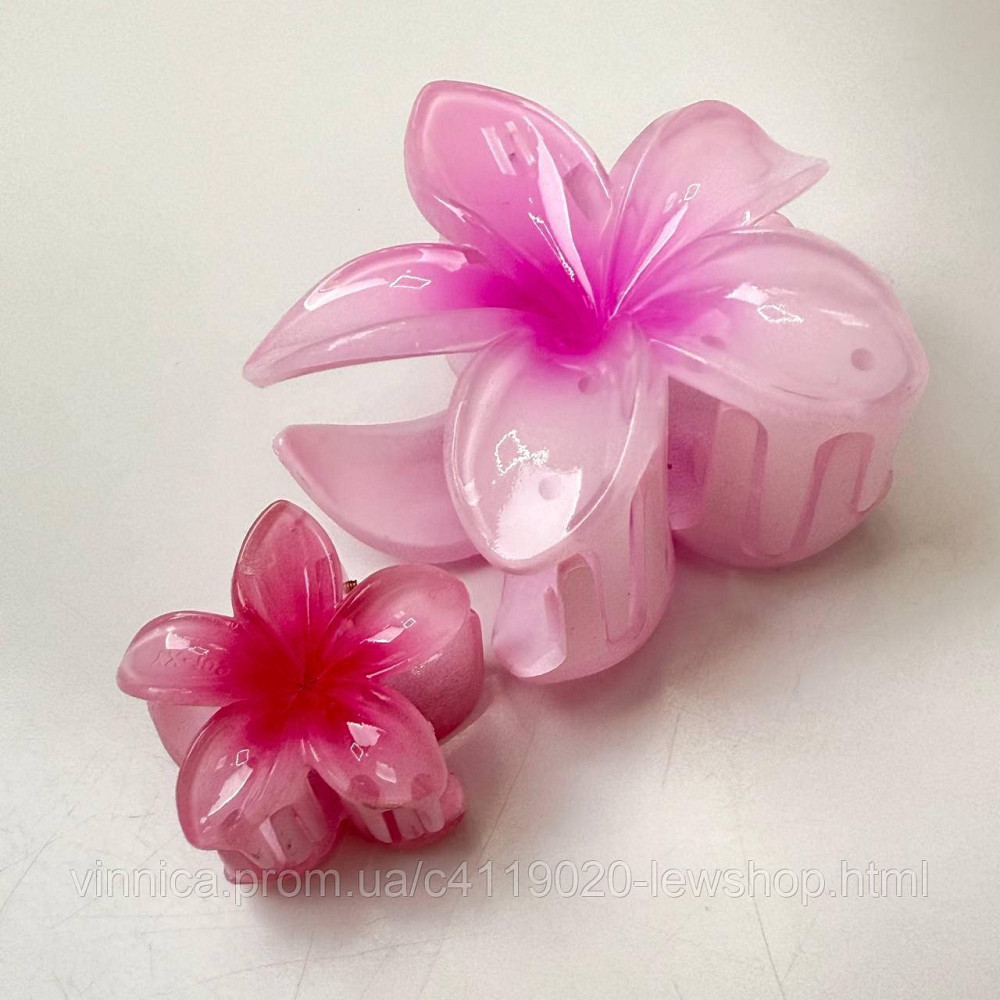 Заколка для волос краб зажим заколка Гавайский цветок глянец Черновцы - изображение 1