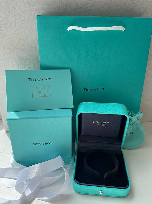 Tiffany / Тиффани премиум упаковка под БРАСЛЕТ - коробочка, внешняя коробочка, пакет, мешочек, карточка Одесса - изображение 4