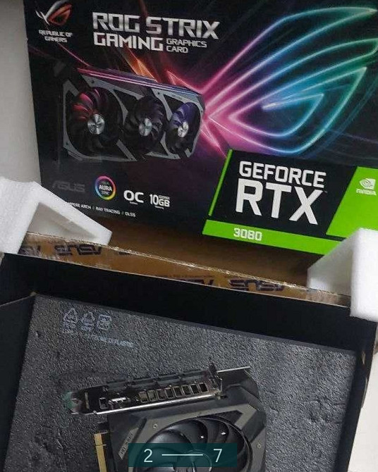 Видеокарта NVIDIA GeForce RTX 3080 10Gb ASUS ROG Strix Киев - изображение 6