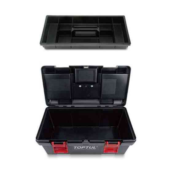Ящик для инструментов пластиковый 3 секции 445x240x205 TOPTUL TBAE0302 Одесса