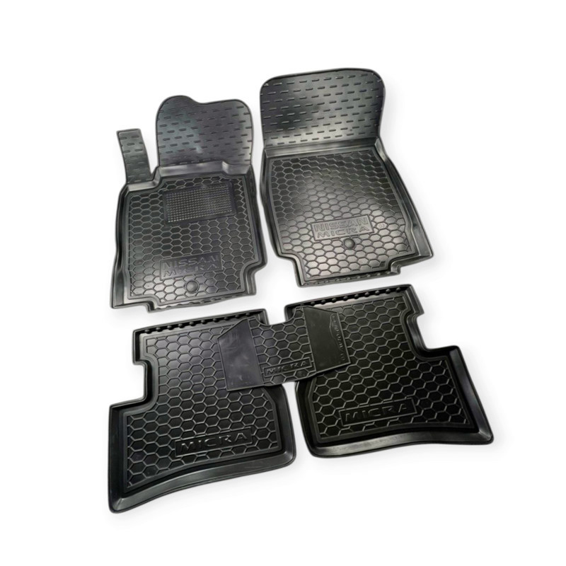 Килимки салону Nissan Micra (2003-2010) борт 2,5 см, з перемичкою Мукачево - фото 1