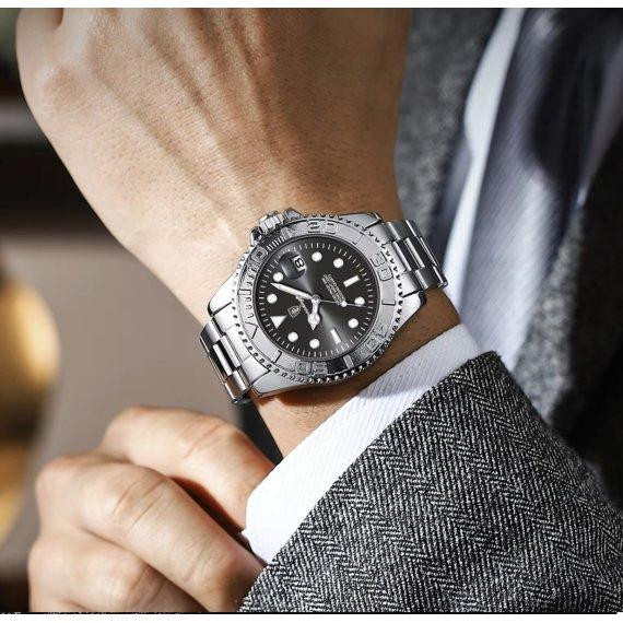 Чоловічий наручний годинник Poedagar Pilot (Сріблястий) Вінниця - фото 6