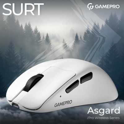 Мишка GamePro Asgard Surt Wireless/Bluetooth/USB White (GM017W) Вінниця - фото 11