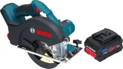Электрическая пилка Bosch GKM 18V-50 Professional akumulatorowa pilarka tarczowa do metalu 18 V 136 mm bezszczotkowa + 1x Киев - изображение 1