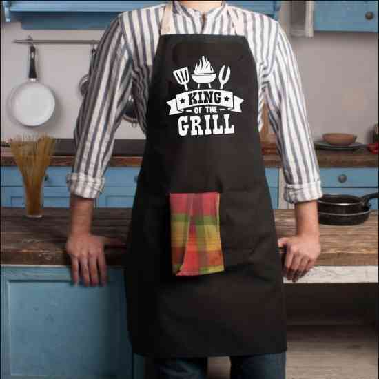 Фартук King of the grill (Черный) Винница