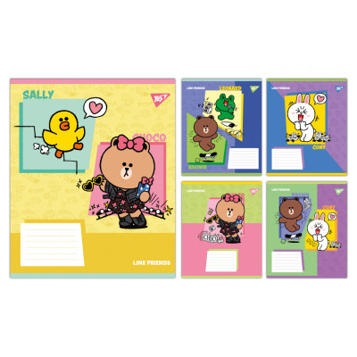 Зошит Yes Line Friends Funny А5 24 аркушів лінія (767644) Вінниця - фото 1