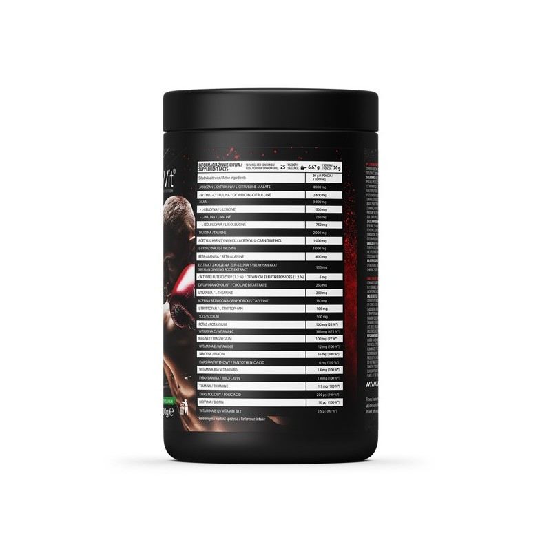 Предтренировочный комплекс OstroVit Freak Fighter 500 g (Tropical punch) Луцк - изображение 2