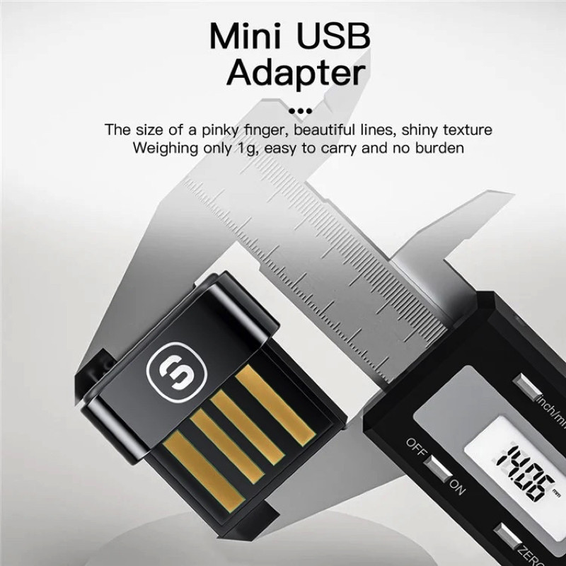 Bluetooth адаптер ESSAGER Mini BT5.0 Adapter Black EBT50-MN01 Одеса - фото 6