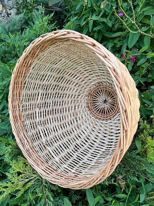 Плетеная люстра круглая из лозы Киев - изображение 4