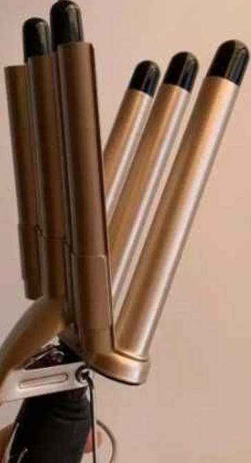 Стайлер ProGemei для больших волн Профессиональная плойка - гофре 5 волн. Харьков - изображение 2